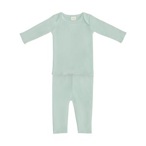 ​​Mushie Two Piece Set - Roman Green - Age​ 0-3 Months